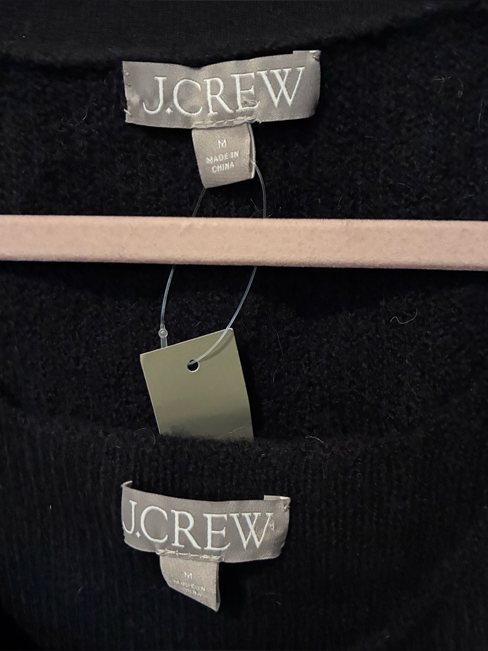J. Crew Black Cable-Knit Sweater Tank and Cardigan Set NWT - Picture 4 of 9